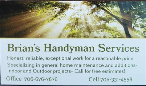 See more reviews for this business. . Handyman rome ga